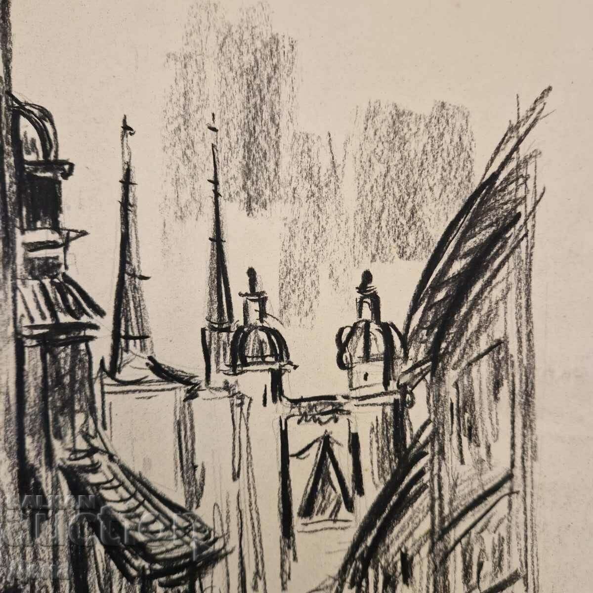 Auction Zhivka Peicheva's drawing Auction Zhivka Peicheva's drawing