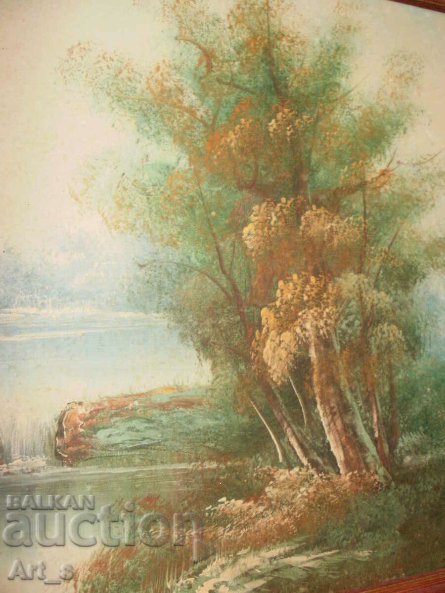 Relaxation Landscape - oil on canvas framed - 6 Relaxation Landscape - oil on canvas framed - 6