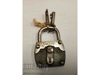 OLD GERMAN PADLOCK-EXCELLENT CONDITION