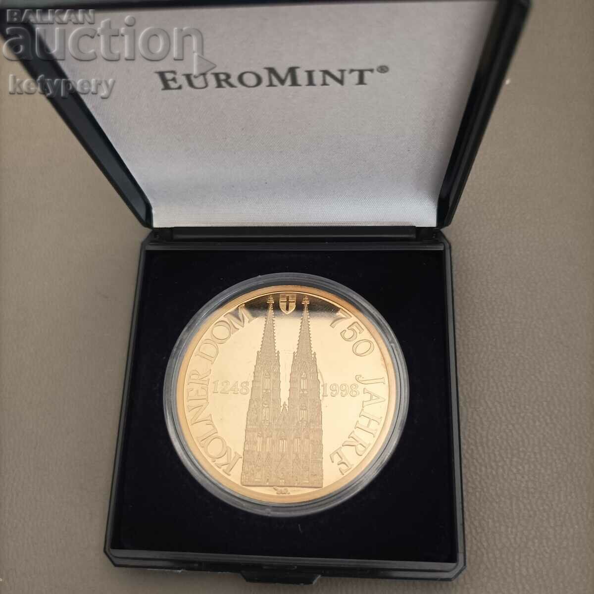 Delivery of 750 years of Cologne Cathedral - Commemorative medal Delivery of 750 years of Cologne Cathedral - Commemorative medal