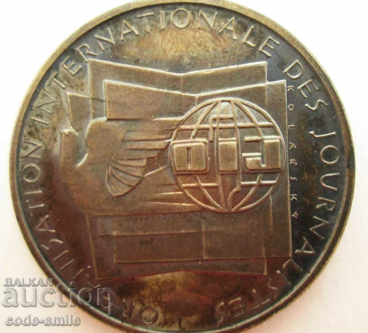 Auction Old Journalist Medal Plaque Journalist Award Auction Old Journalist Medal Plaque Journalist Award