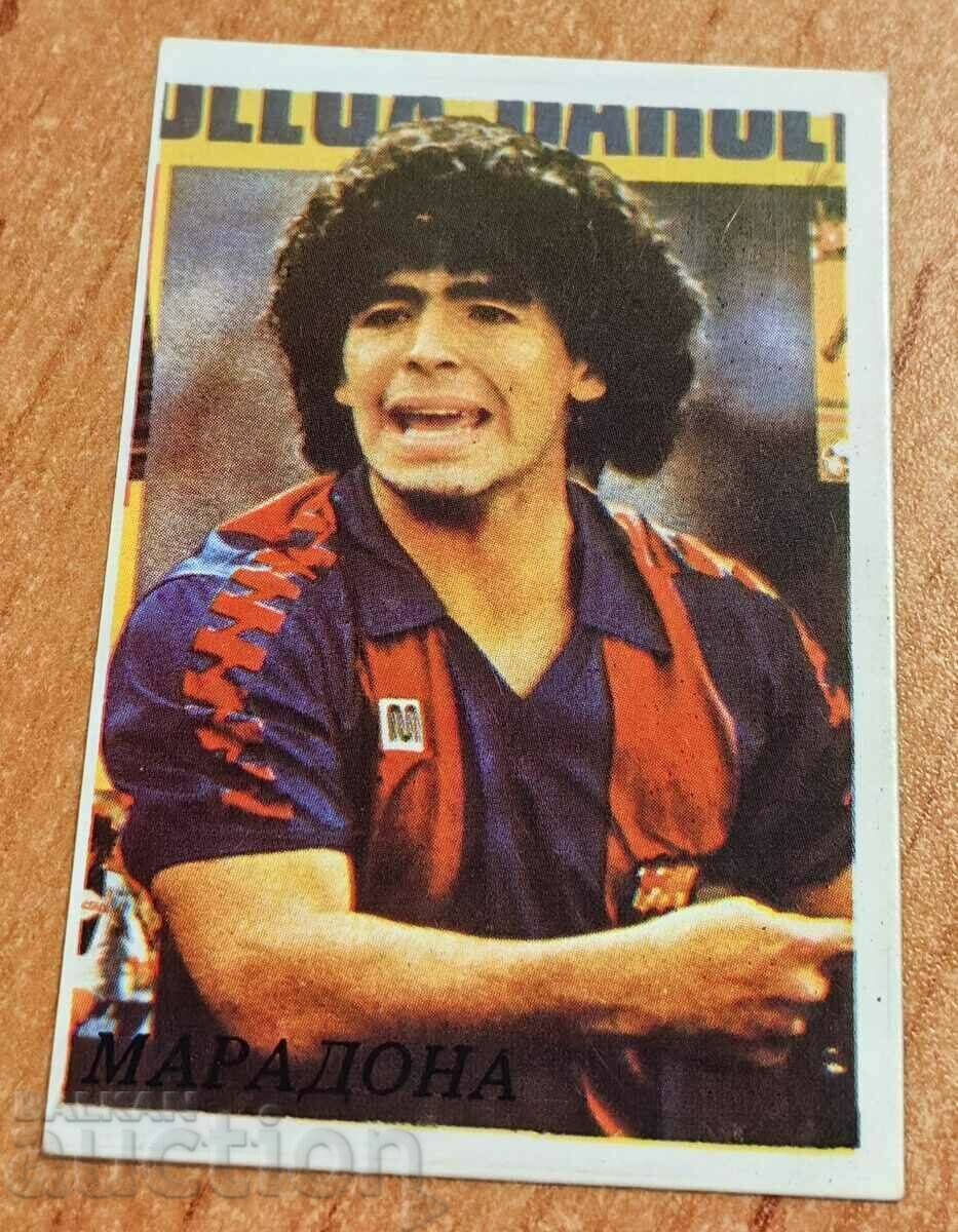 . 1987 MARADONA SOCCER CALENDAR SOCIAL PERFECT CALENDAR