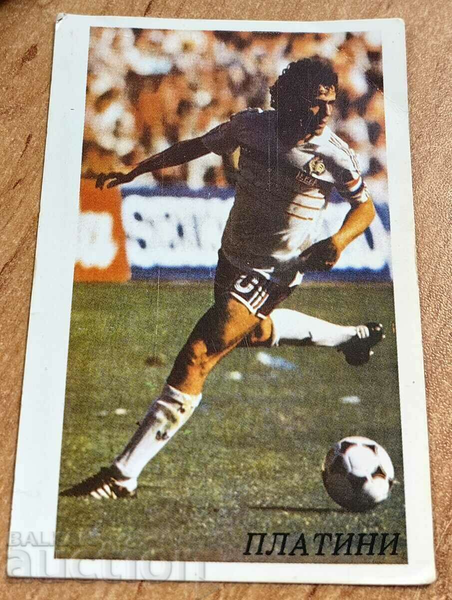 . 1987 PLATINUM SOCCER CALENDAR SOCIAL PERFECT