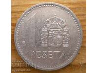 1 peseta 1987 - Spania