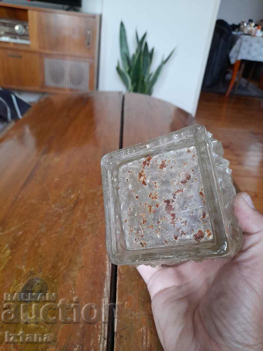 Vechi vas de zahăr din sticlă - 5 Vechi vas de zahăr din sticlă - 5