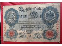 Banknote-Germany-20 marks 1914