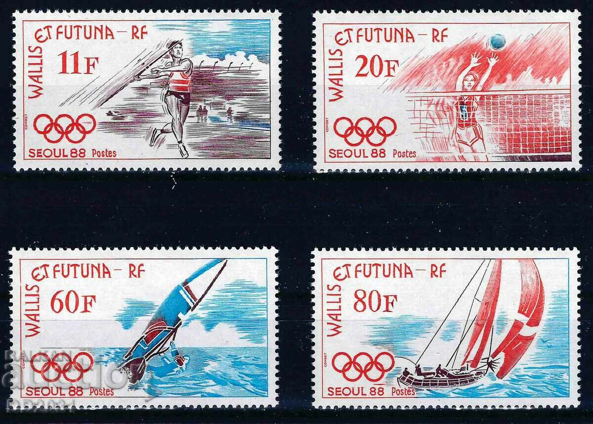 Уолис и Футуна 1988  -  олимпиада  MNH