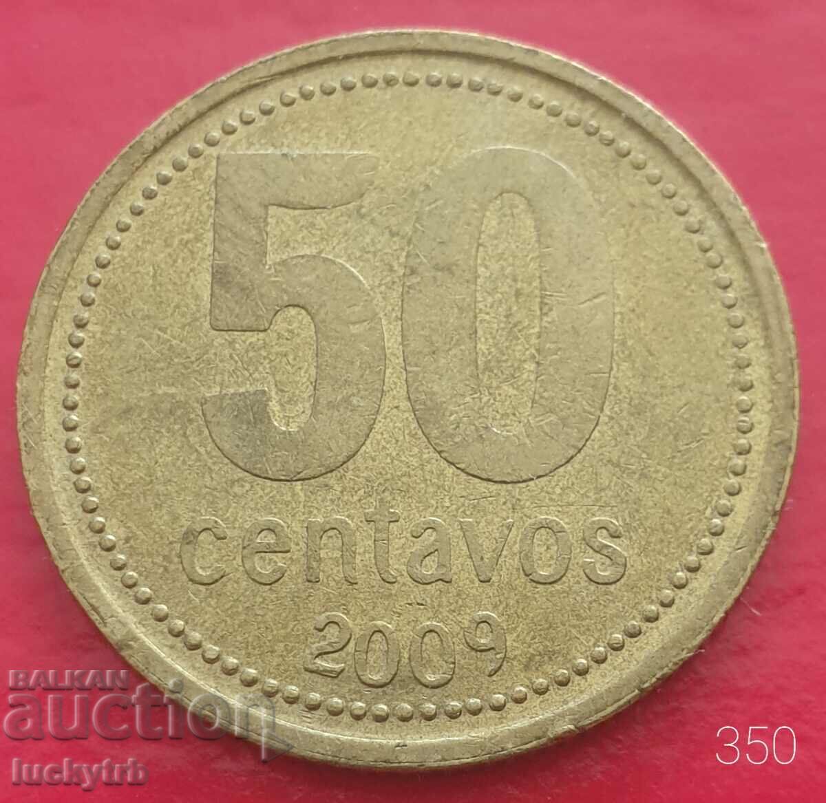 50 centavos 2009 - Argentina