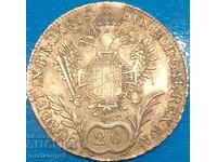 20 kreuzers 1815 Austria V-Kremnitz silver Gold Patina