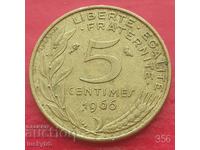 5 centimes 1966 - Γαλλία