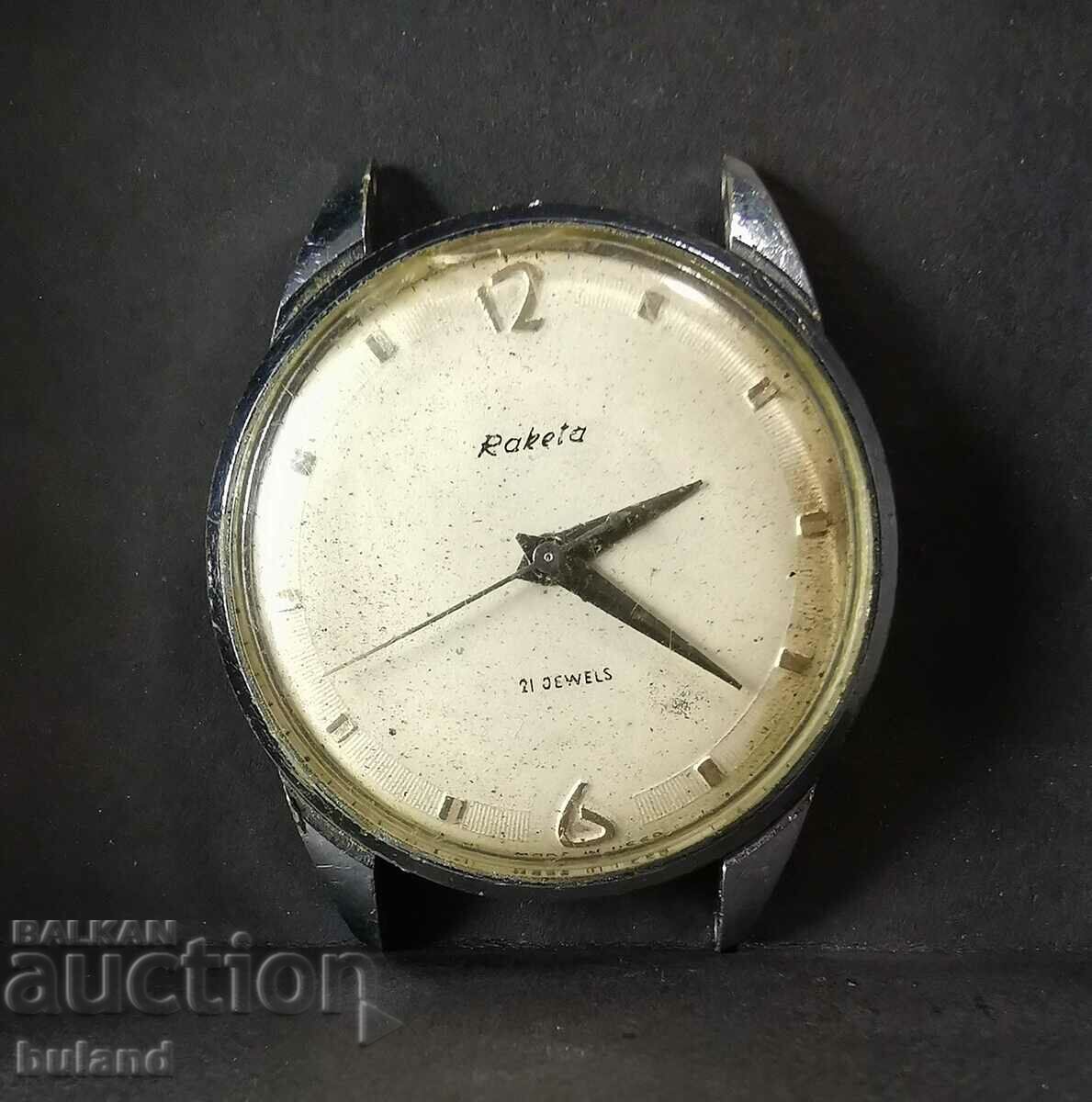 Σοβιετικό ρολόι Raketa 2609 με 21 πέτρες Raketa Paketa USSR