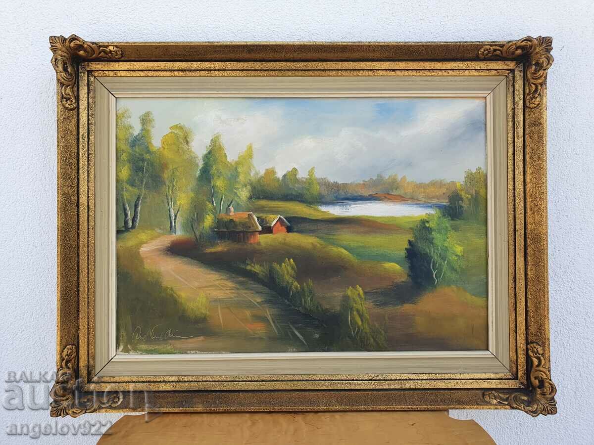 Original oil painting by Ove Lennart