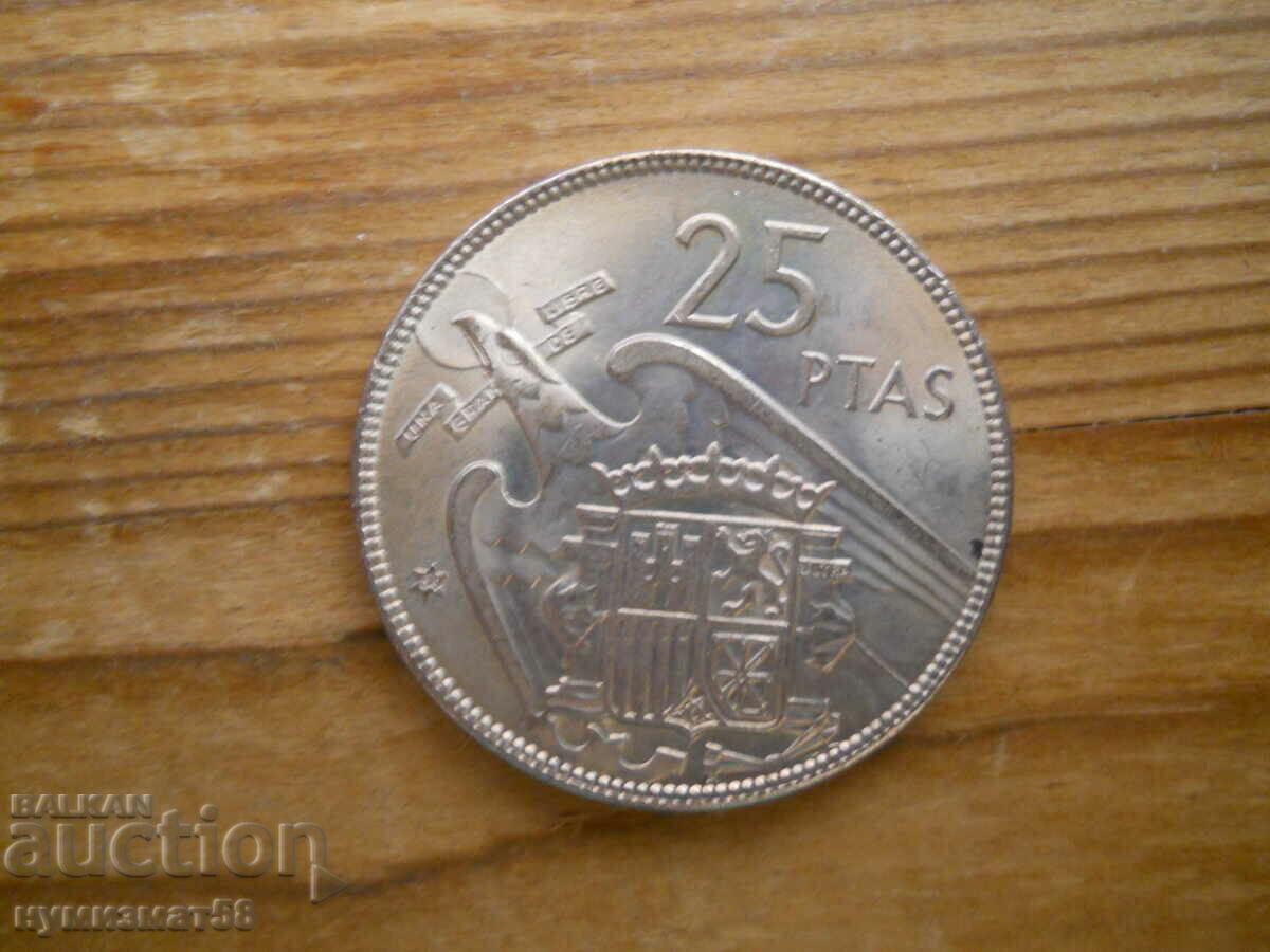 25 pesetas 1957 - Spain