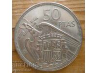 50 pesetas 1957 - Spania