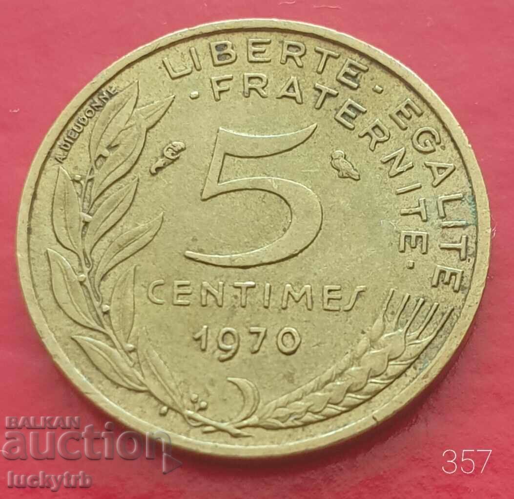 5 centimes 1970 - Γαλλία