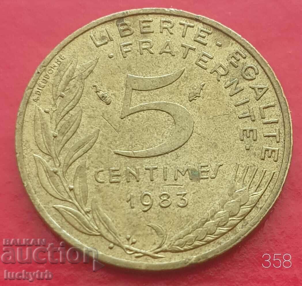 5 centimes 1983 - Γαλλία