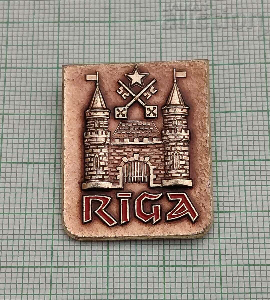 RIGA LATVIA COAT OF COAT OF CITY BADGE