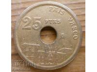 25 pesetas 1993 - Spania (Țara Bascilor)