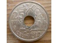 25 pesetas 1998 - Spania (Ceuta)