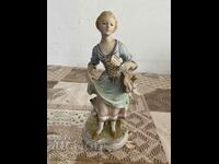 A beautiful old Russian biscuit porcelain figure