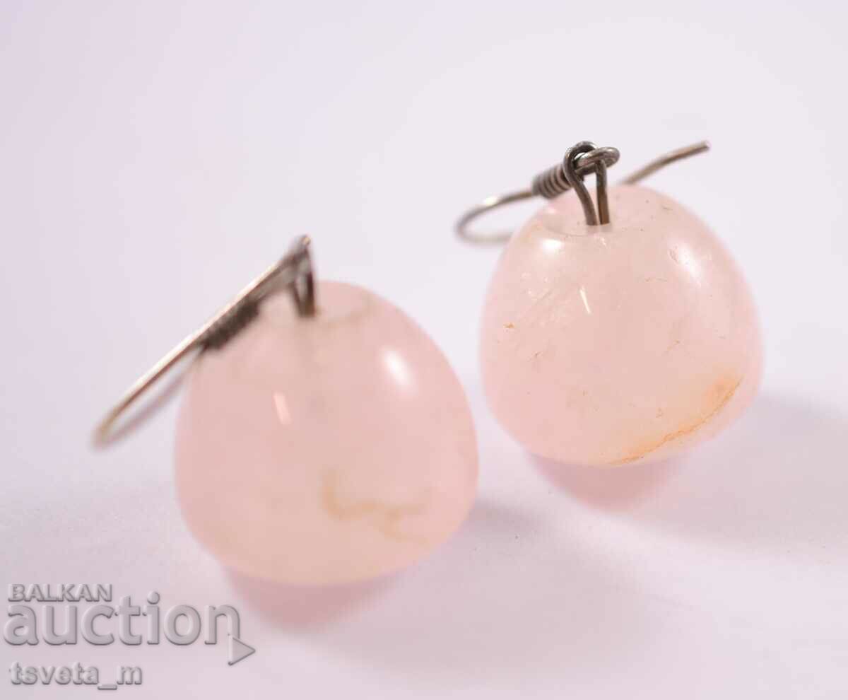 Δημοπρασία Σκουλαρίκια με φυσική πέτρα Δημοπρασία Σκουλαρίκια με φυσική πέτρα