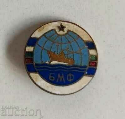 . SOC BADGE BMF NAVY BROKEN PIN