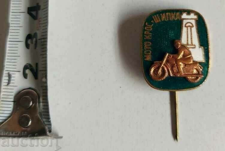 . SOC ENAMEL BADGE MOTOCROSS ROD MOTOCROSS