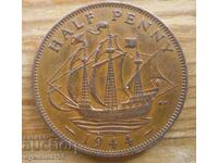 1/2 penny 1944 - Marea Britanie (Regele George al VI-lea)