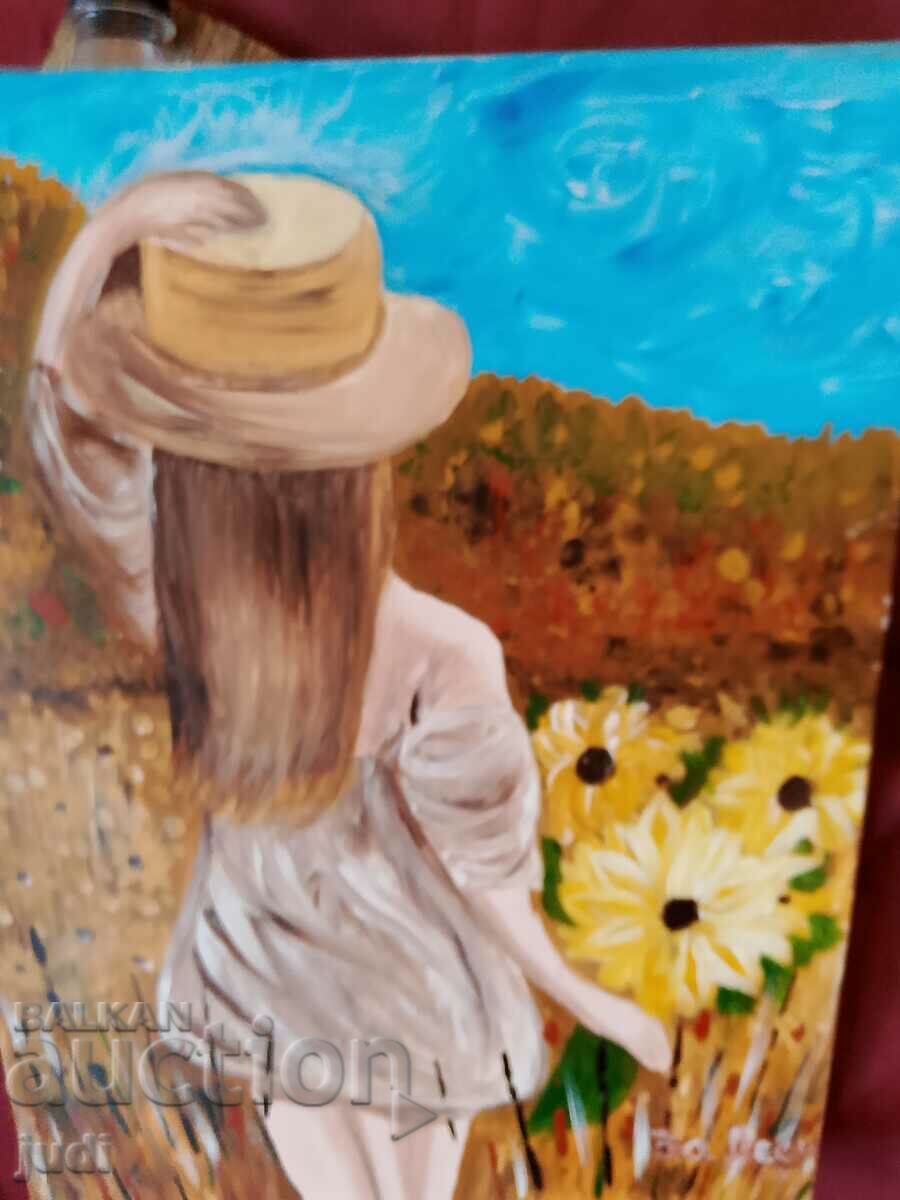Ελαιογραφία καμβάς υπογεγραμμένη - 7 Ελαιογραφία καμβάς υπογεγραμμένη - 7