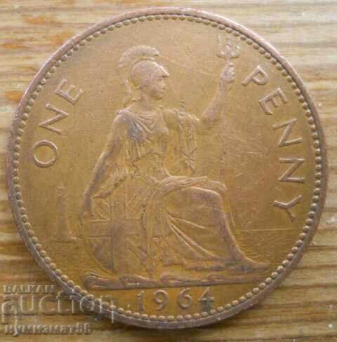 1 penny 1964 - Marea Britanie (Elizabeth II)