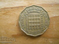 3 pence 1966 - Marea Britanie (Elizabeth II)