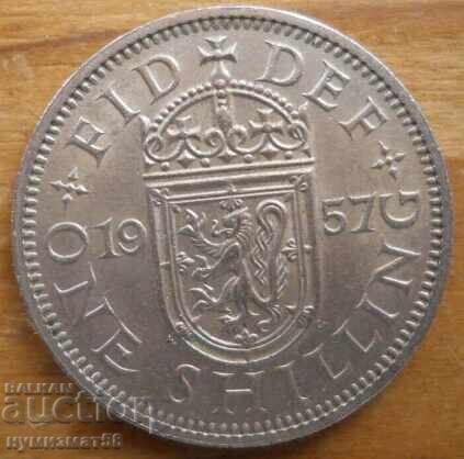 1 shilling 1957 - Great Britain (Elizabeth II)