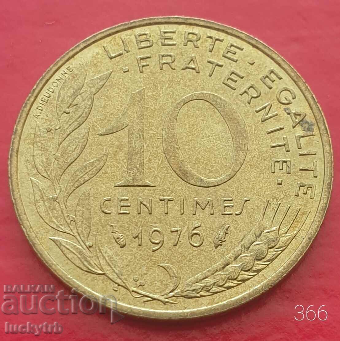 10 centimes 1976 - France