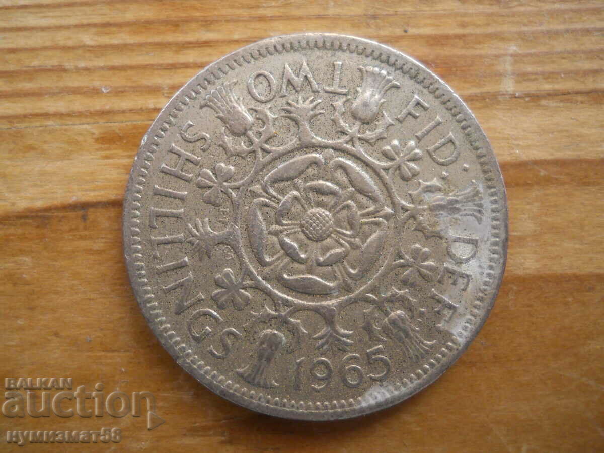 2 shillings 1965 - Great Britain (Elizabeth II)