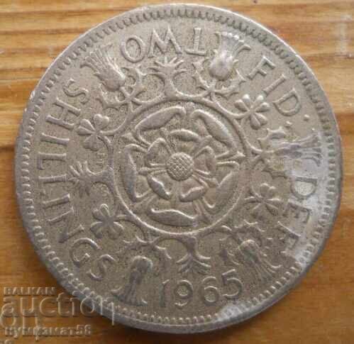 2 shillings 1965 - Great Britain (Elizabeth II)