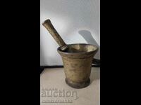 Old bronze mortar