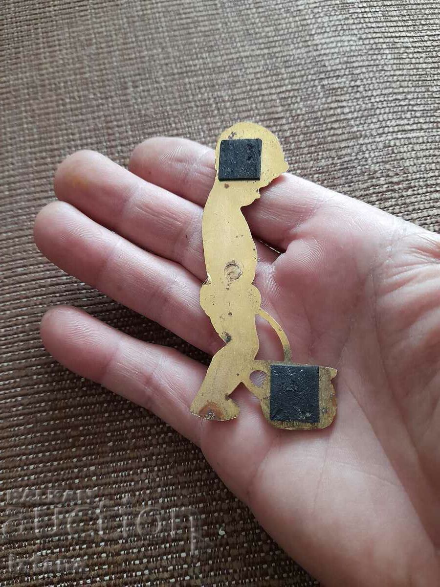 Delivery of Old sign, toilet sign