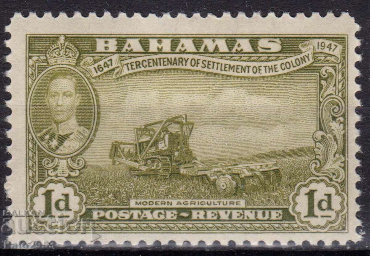 GB/Bahamas1947-KGVI-300 colonization of Elefthera Island, MLH