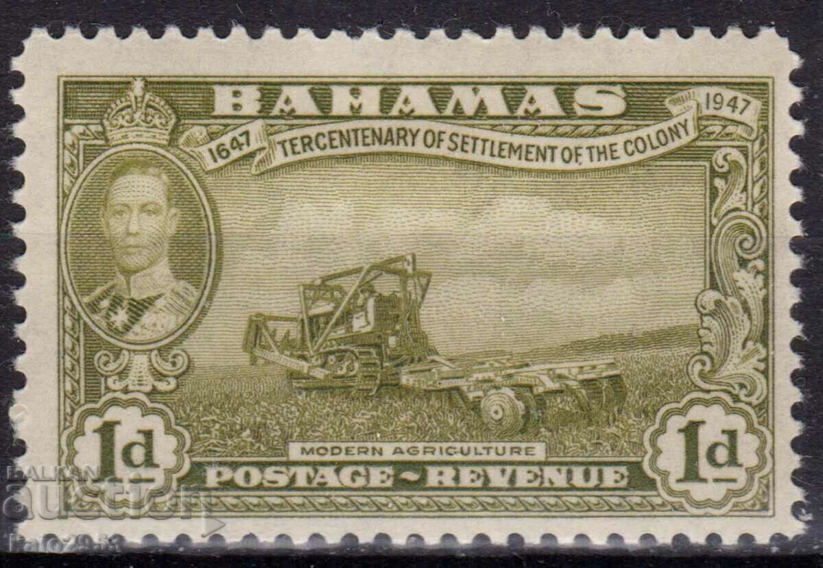 GB/Bahamas1947-KGVI-300 г.колонизация на остров Елефтера,MLH