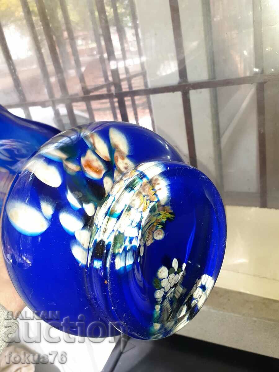 Amazing large vase Murano glass cobalt with price 170.00 BGN | € 86.92 Amazing large vase Murano glass cobalt with price 170.00 BGN | € 86.92