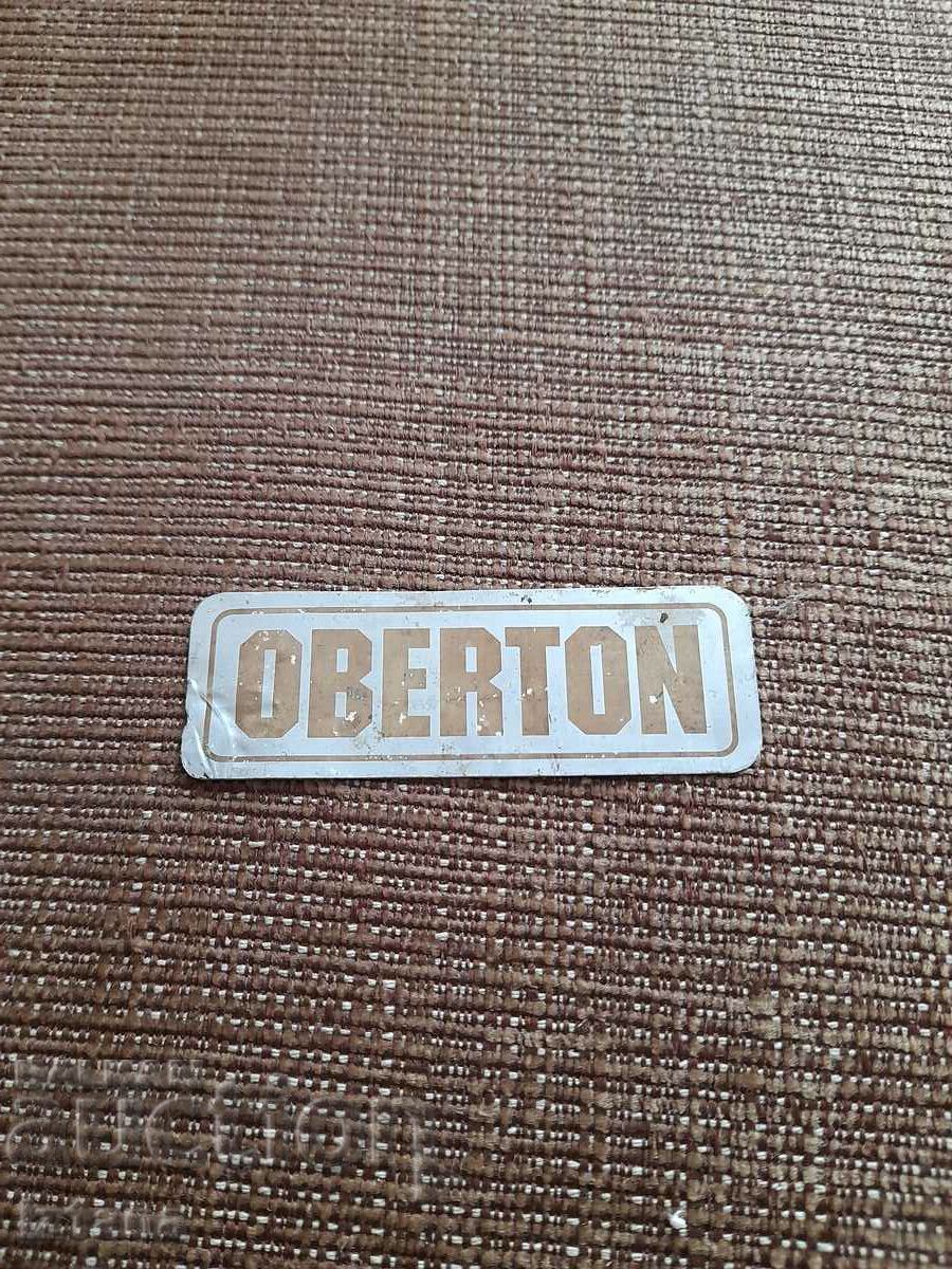 Old Oberon sign