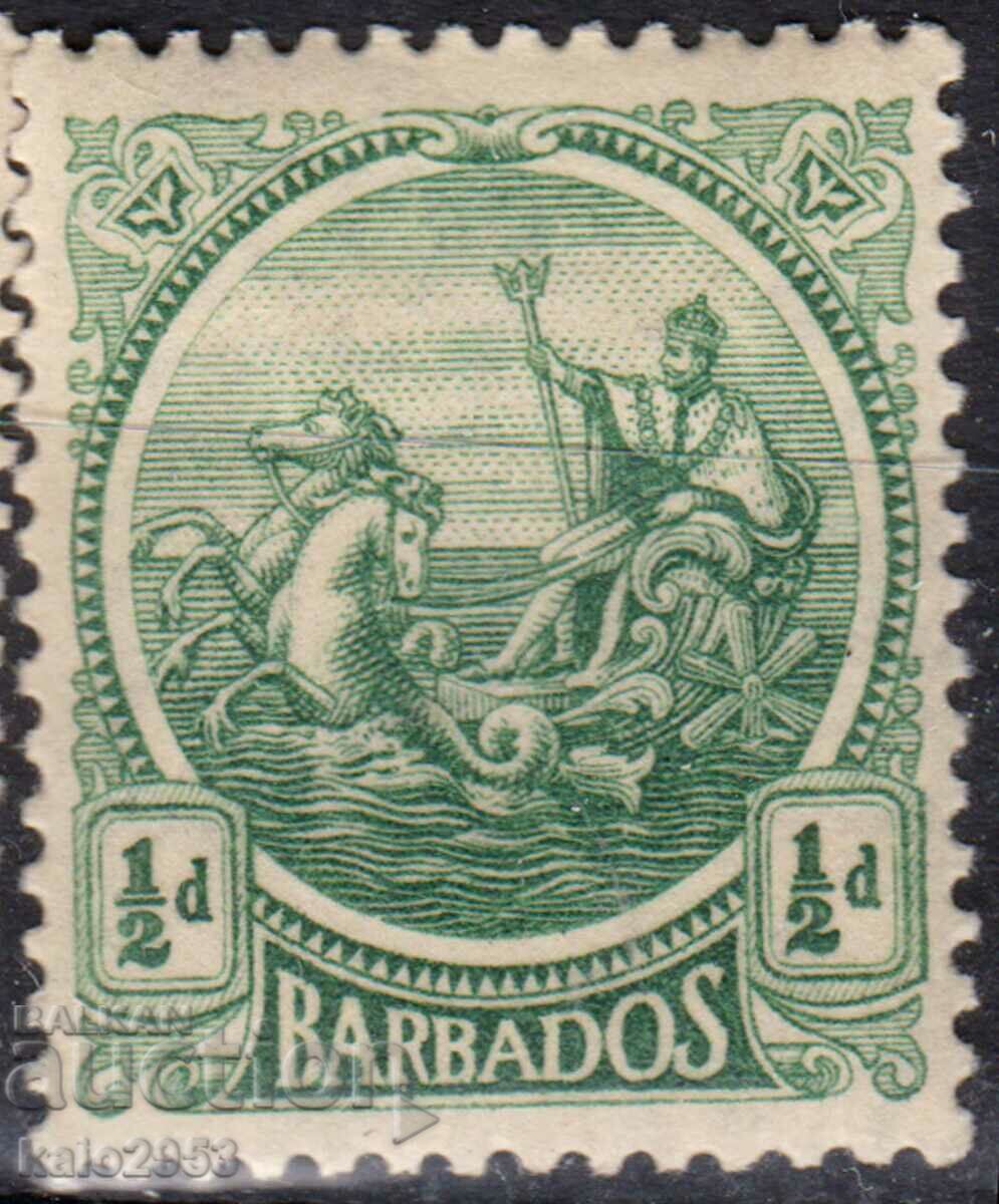 GB/Barbados-1916-New Coat of Arms of the Colony,MLH