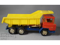 PLAHO Old German Plastic toy dump truck model