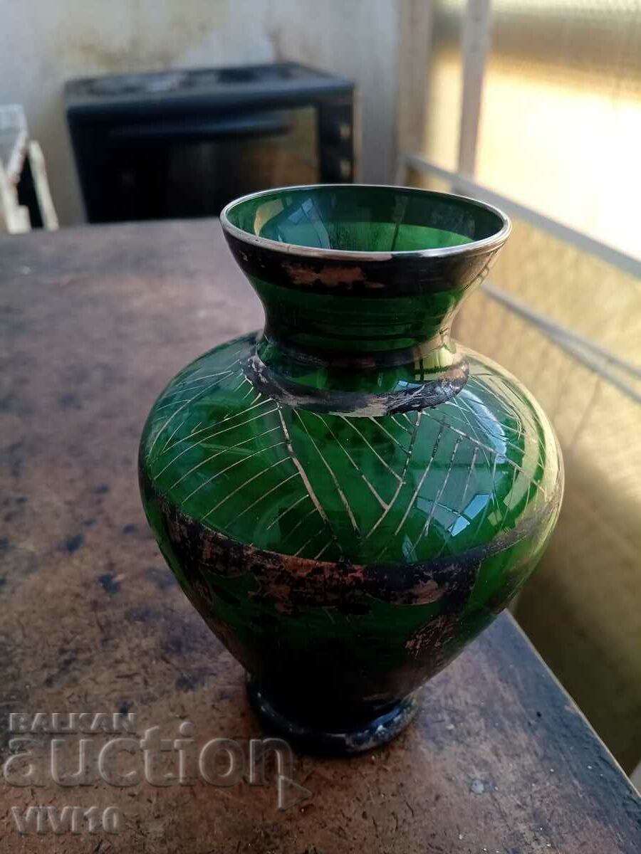 A gorgeous vase with silver A gorgeous vase with silver