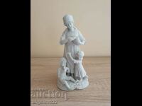 Porcelain figure statuette with marking-number