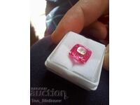 Beautiful pink sapphire 8.3 carats with certificate