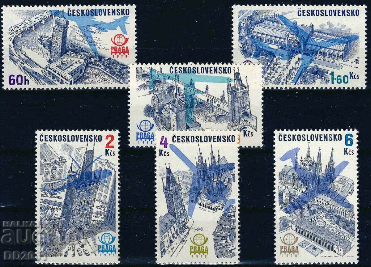 Cehoslovacia 1978 - arhitectura MNH