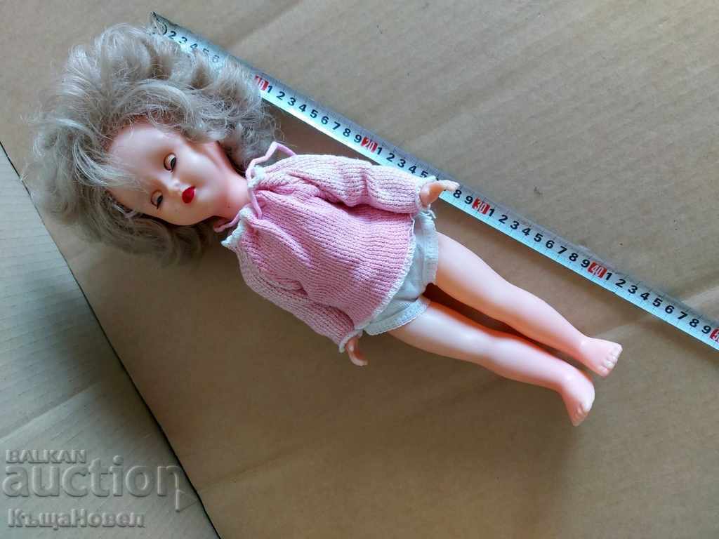 . OLD SOC CHILDREN'S TOY DOLL WITH CLOSING EYES - 5 . OLD SOC CHILDREN'S TOY DOLL WITH CLOSING EYES - 5