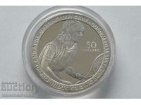 Insulele Niue 50 dolari 1989 Steffi Graf Tenis 28,28g 925