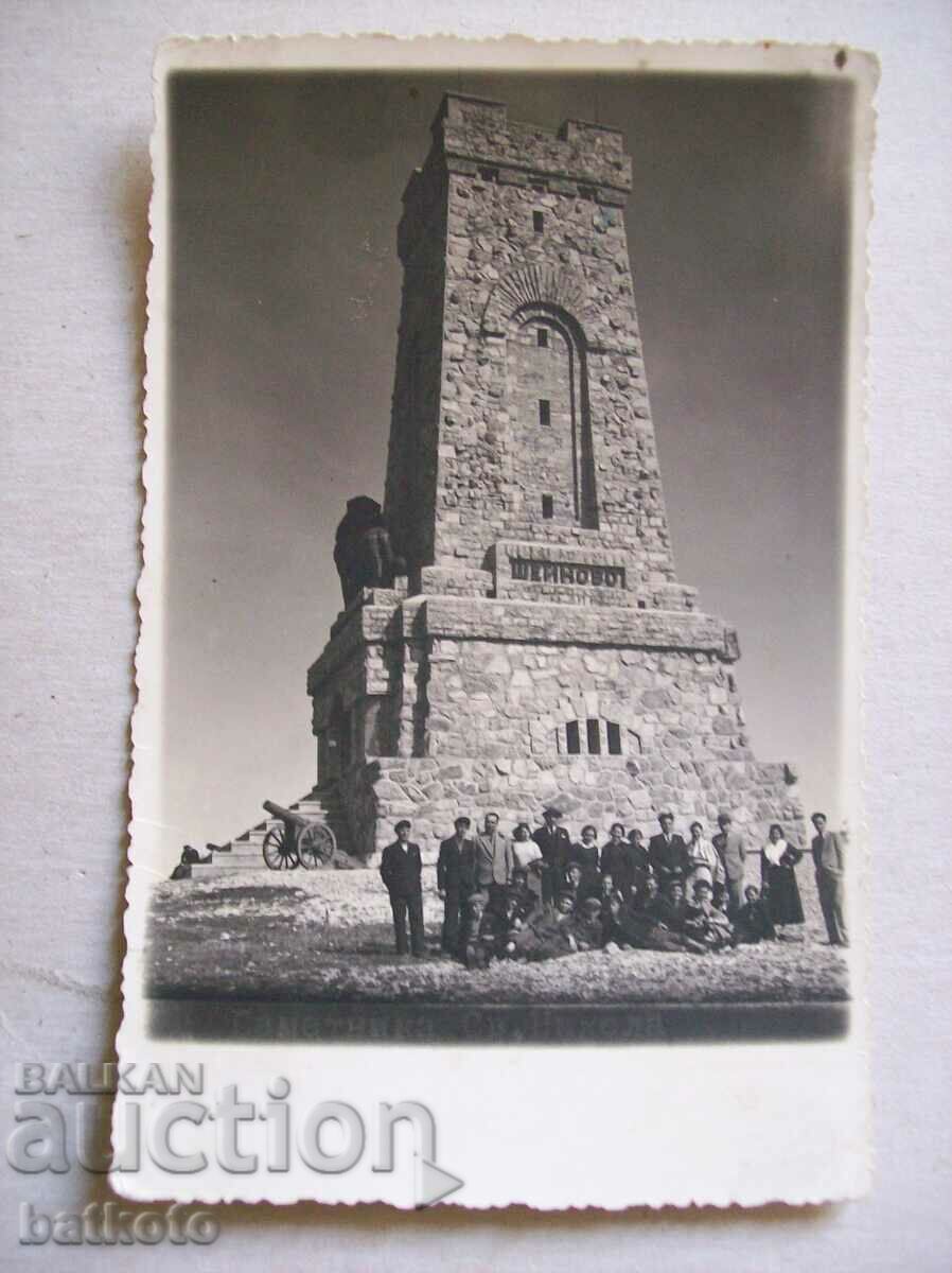 Παλιά καρτ ποστάλ του μνημείου Shipka